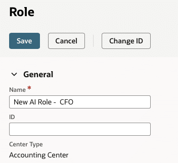 New NetSuite AI Role - Permissions
